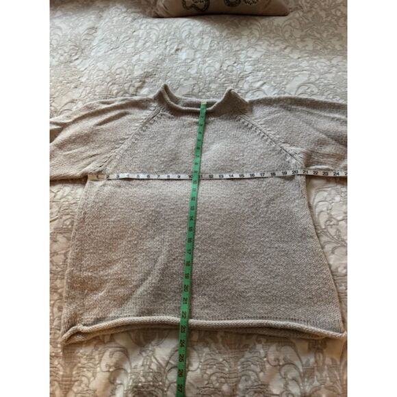 Mexicali Blues Alpaca Sweater, size L, oatmeal color. Made in Peru. - Picture 3 of 4